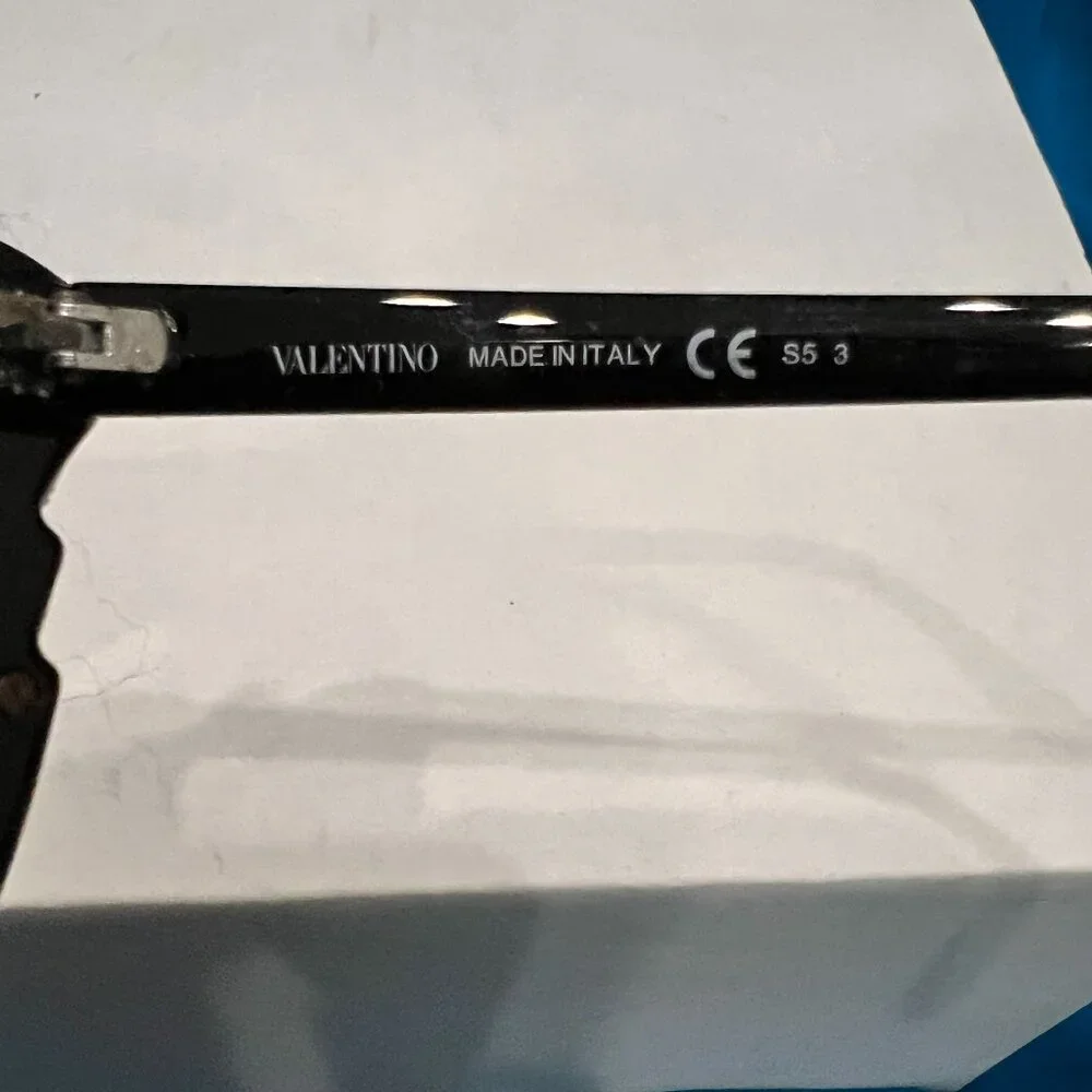 Valentino Sunglasses - Black with Crystals - Picture 9 of 14